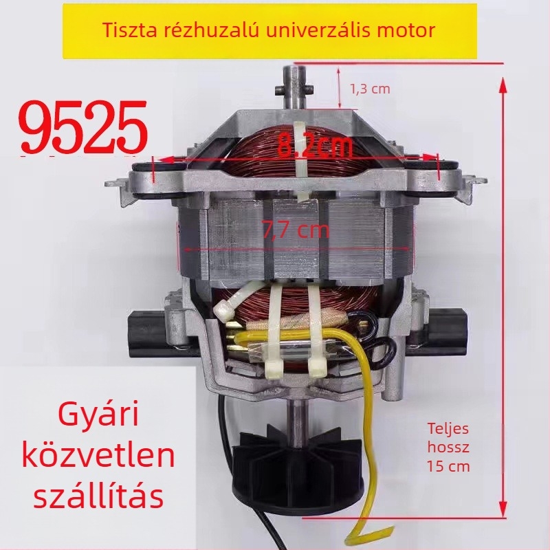 2 L-es erőteljes blendermotor tiszta réz tekercseléssel, modell 9525, universalizált kiegészítők 7630