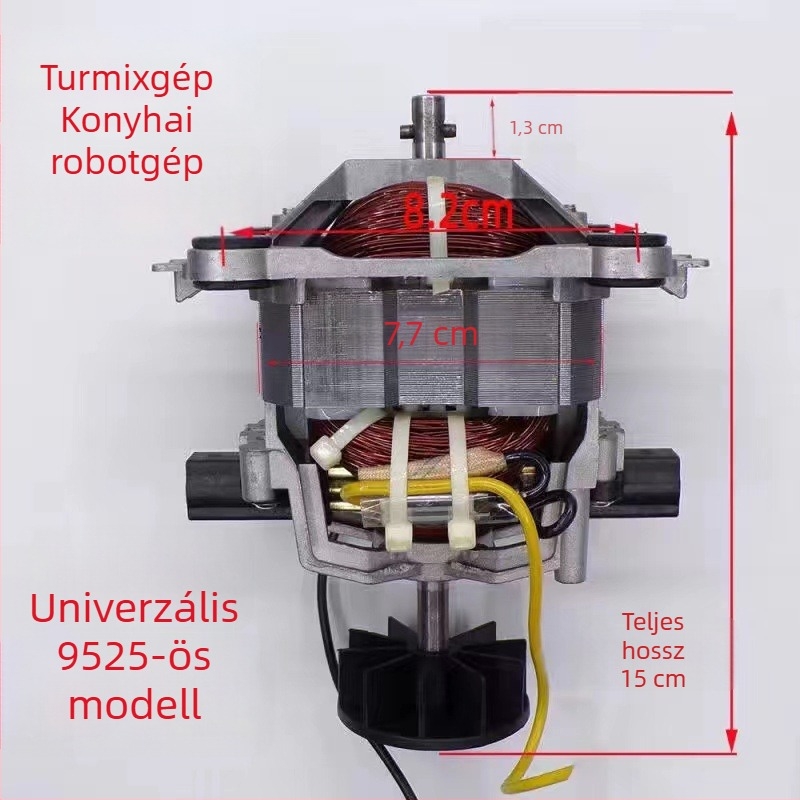 2 L-es erőteljes blendermotor tiszta réz tekercseléssel, modell 9525, universalizált kiegészítők 7630
