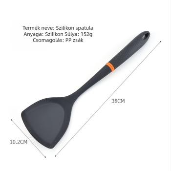 Nagy méretű szilikon konyhai spatula integrált fogantyúval