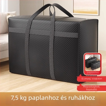 Költözési és csomagoló táska, Extra nagy kapacitású ágyneműtároló táska, kígyó bőr mintázatú, szövött táska, porvédett, strapabíró
