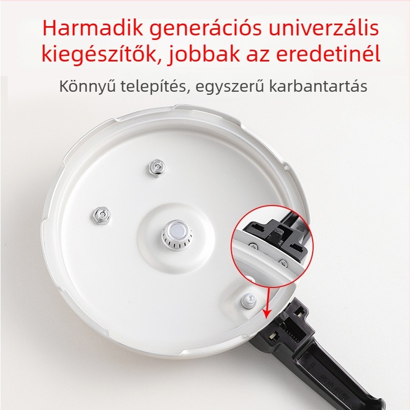 Univerzális fedőfogantyú nyomásfőző edényhez – alumínium ötvözet, vintage stílus