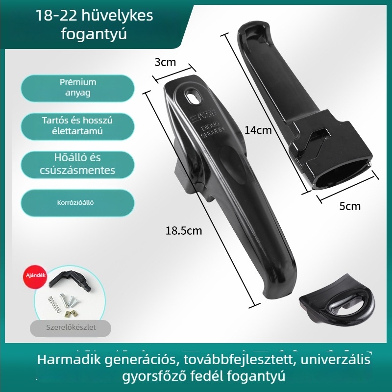 Univerzális fedőfogantyú nyomásfőző edényhez – alumínium ötvözet, vintage stílus