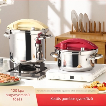 Drexe új rozsdamentes acél nyomásfőző edény, 304 rozsdamentes acél, multifunkcionális, indukciós főzőfelülettel kompatibilis