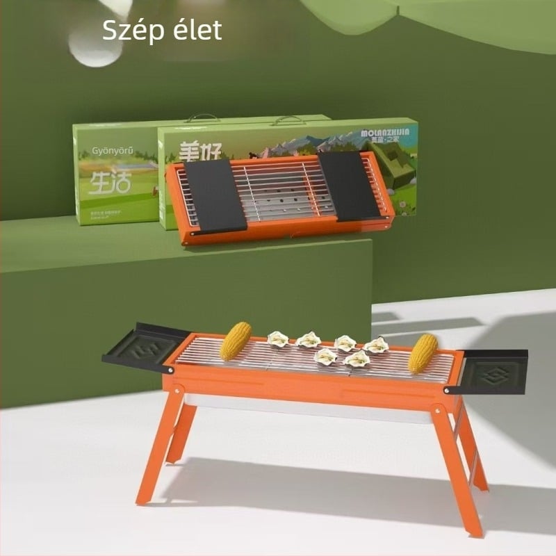 Molan Home Bumblebee összecsukható, hordozható grill kültéri piknikhez és kempingezéshez