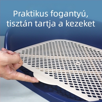 Automatikus öblítésű kutya WC, kis- és nagy testű kutyáknak, műanyag tál, Star Jade