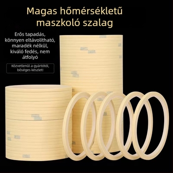 Hőálló, texturált papíralapú maszkolószalag, ultra vékony 1 mm, autófestéshez és körömdesignhoz, varratok láthatatlan fedése