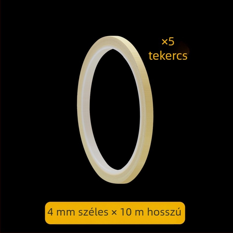 Hőálló, texturált papíralapú maszkolószalag, ultra vékony 1 mm, autófestéshez és körömdesignhoz, varratok láthatatlan fedése