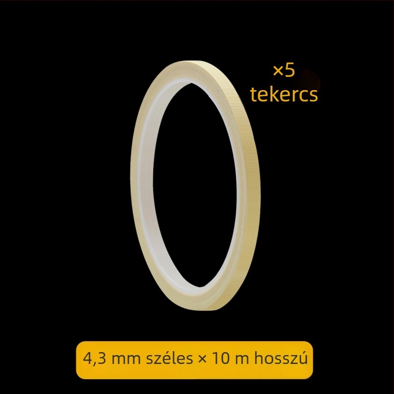 Hőálló, texturált papíralapú maszkolószalag, ultra vékony 1 mm, autófestéshez és körömdesignhoz, varratok láthatatlan fedése