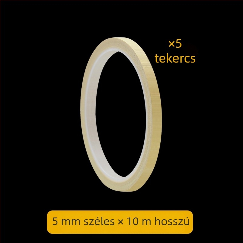 Hőálló, texturált papíralapú maszkolószalag, ultra vékony 1 mm, autófestéshez és körömdesignhoz, varratok láthatatlan fedése