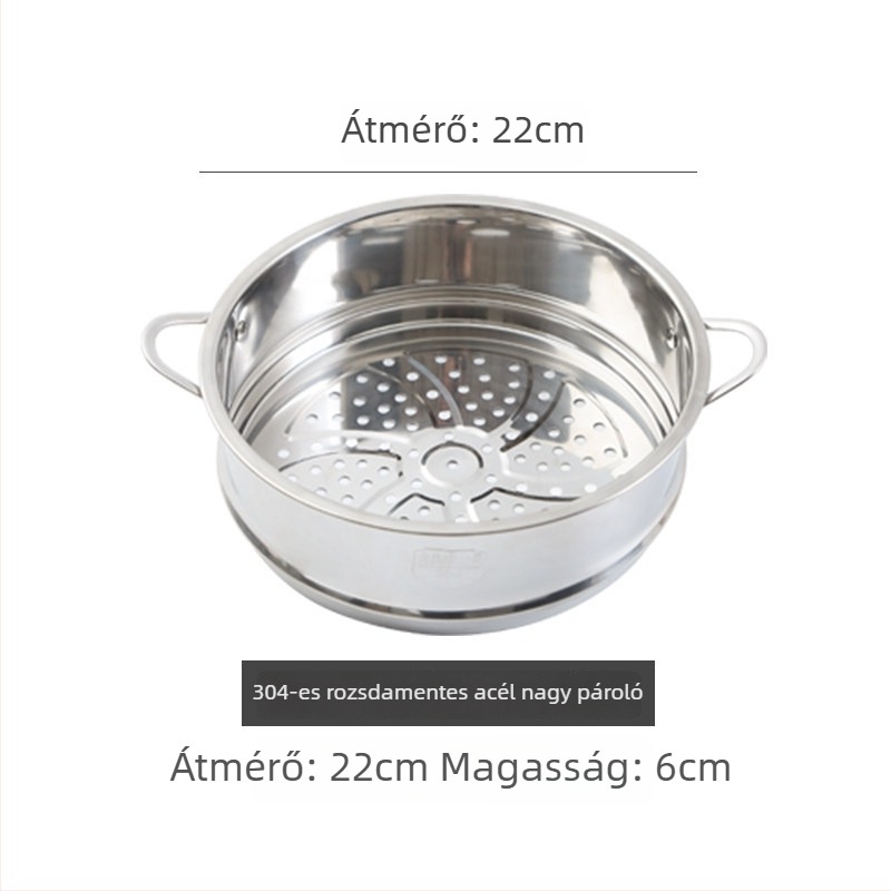 304 vastagított rozsdamentes acél, nagy átmérő, pároló háló, pároló kosár, pároló tálca, pároló állvány, serpenyő, összecsukható, élelmiszer-minőség