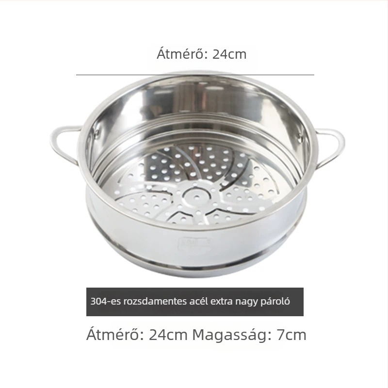304 vastagított rozsdamentes acél, nagy átmérő, pároló háló, pároló kosár, pároló tálca, pároló állvány, serpenyő, összecsukható, élelmiszer-minőség