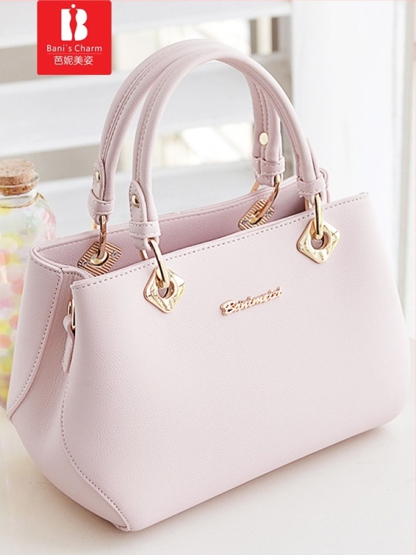 Banimei női táska, elegáns egyszínű váll- és crossbody táska, Boston stílusú nőknek