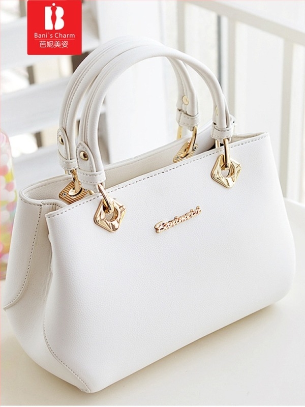 Banimei női táska, elegáns egyszínű váll- és crossbody táska, Boston stílusú nőknek