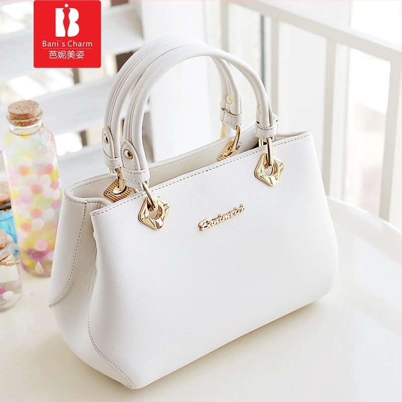 Banimei női táska, elegáns egyszínű váll- és crossbody táska, Boston stílusú nőknek