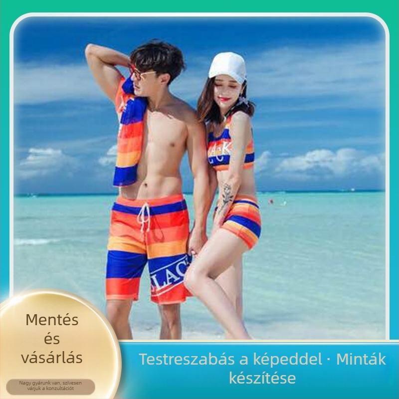 2025-ös koreai stílusú női osztott bikini, karcsúsító hasfedővel, háromrészes készlet: felső, alsó és strandnadrág, szülő-gyermek fürdőruha