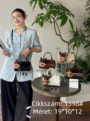 Magas minőségű Boston-stílusú henger alakú táska, mini kör alakú táska lánccal, párna ihletésű dizájn, váll- és crossbody használatra