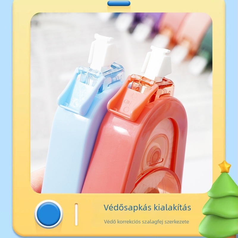 Rich 8 Nagy kapacitású átlátszó javító szalag, diákoknak, oktatási irodai kellékek