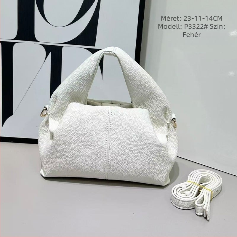 Cloud Bag PU női válltáska, crossbody, közepes méret, egyszínű