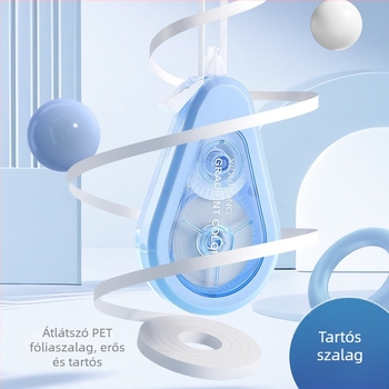 Yiduhong piros korrigáló szalag hajtogatható fedéllel, 15 m, folyamatos szalag, elegáns korrekciós szalag diákoknak, nagykereskedelem