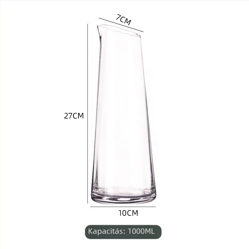 Japán stílusú kristályüveg dekantáló borhoz és koktélokhoz, kapacitás 501–600 ml