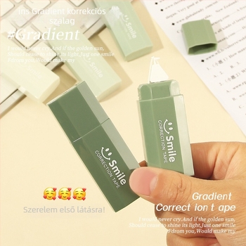 Gradient színű korrekciós szalag diákoknak, elegáns és csendes irodai kellék