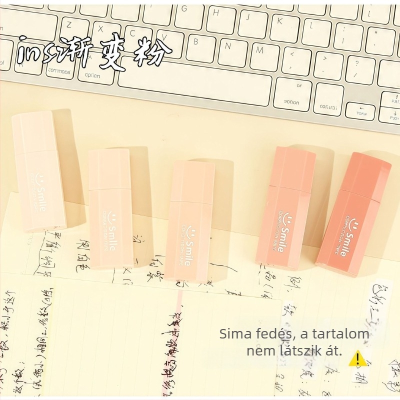 Gradient színű korrekciós szalag diákoknak, elegáns és csendes irodai kellék