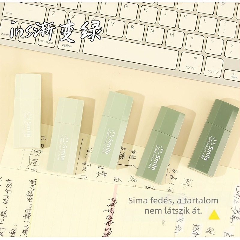 Gradient színű korrekciós szalag diákoknak, elegáns és csendes irodai kellék