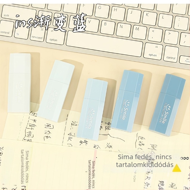 Gradient színű korrekciós szalag diákoknak, elegáns és csendes irodai kellék