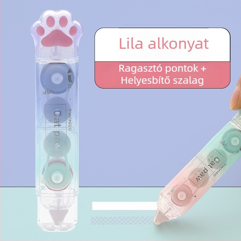 Dot Glue kétfunkciós korrektor szalag, gradient dizájn, nagy kapacitás, csendes működés, diákoknak