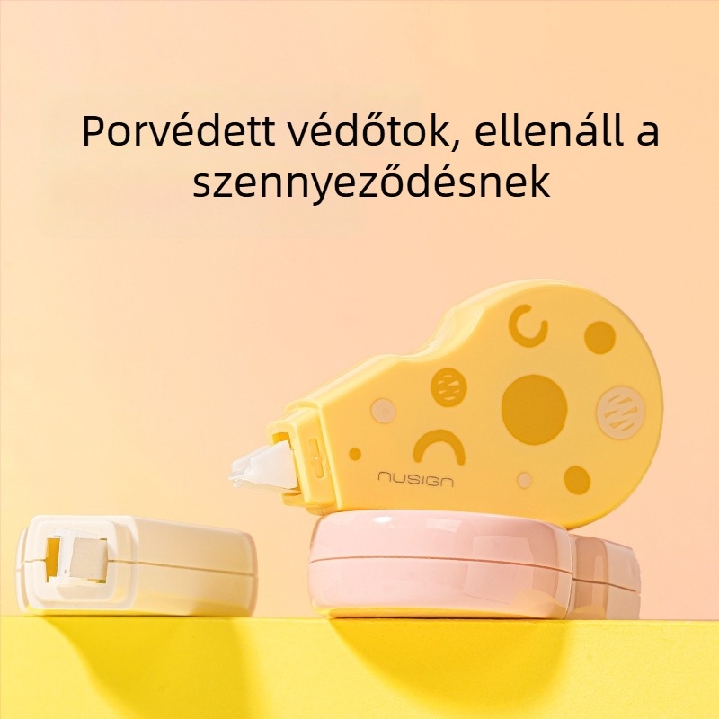 Deli széles korrekciós szalag középiskolásoknak, étel témájú dizájn, csendes működés