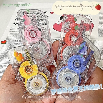 Chenqi Fruit Soda helyesítő szalag, átlátszó, nagy kapacitású, diákmodell