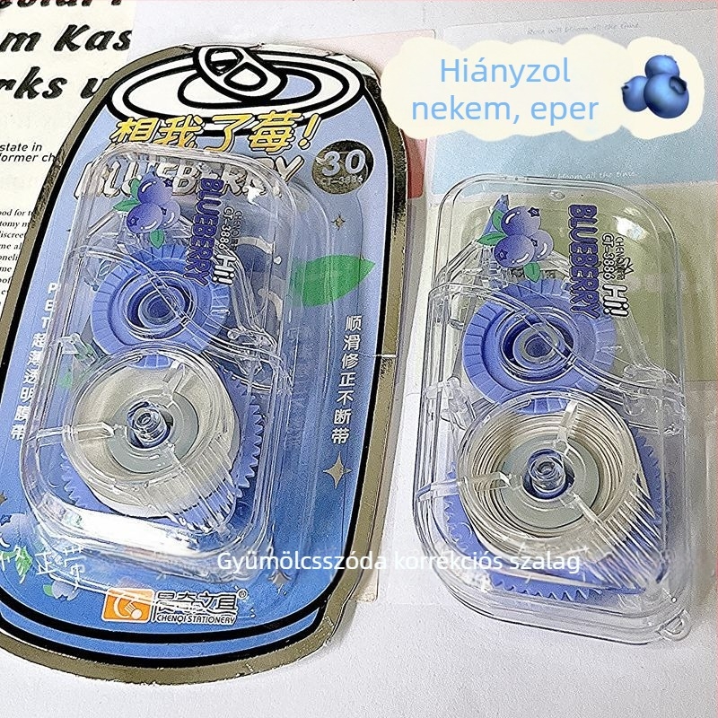 Chenqi Fruit Soda helyesítő szalag, átlátszó, nagy kapacitású, diákmodell