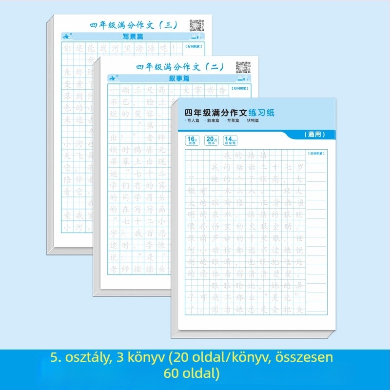 Írás- és fogalmazásgyakorló füzet 3–6. osztályos tanulóknak: jó szavak és mondatok