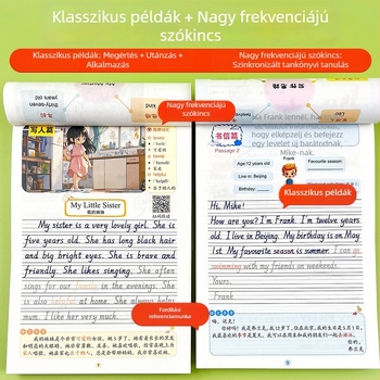 2026-os kiadás: Általános iskola angol írásfüzet, magas pontszámú esszék gyakorlása és a szókincs bővítése, szinkronizált feladatok