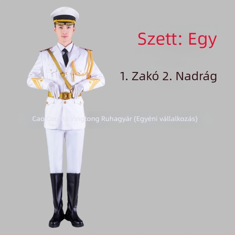 Poliészter iskolai egyenruha készlet diákoknak – katonai zenei együttes, tiszteletkaron és zászlóőrség