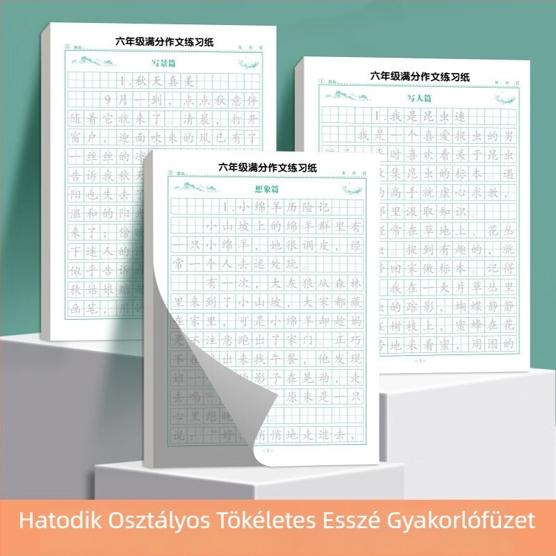 Általános iskolásoknak szóló írásgyakorló könyv: másolás és írás 3–6. osztály, mindennapi mondatgyakorlat