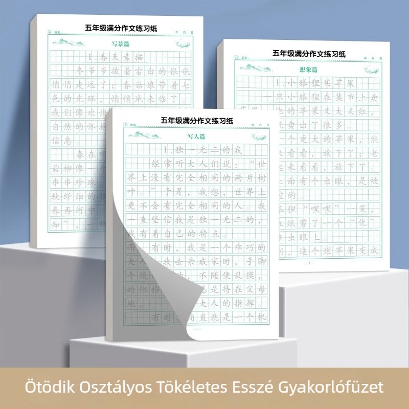 Általános iskolásoknak szóló írásgyakorló könyv: másolás és írás 3–6. osztály, mindennapi mondatgyakorlat