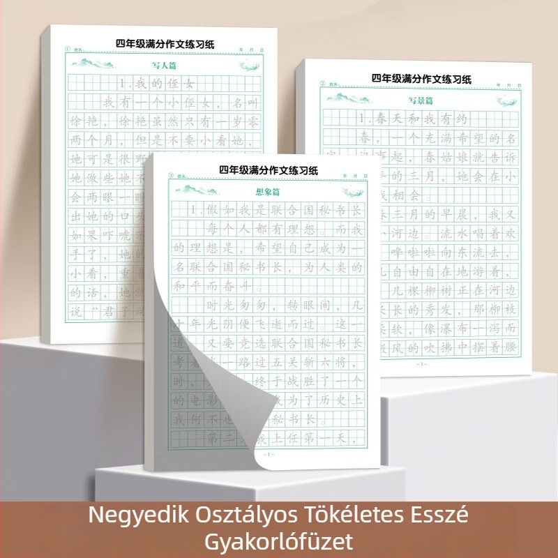Általános iskolásoknak szóló írásgyakorló könyv: másolás és írás 3–6. osztály, mindennapi mondatgyakorlat