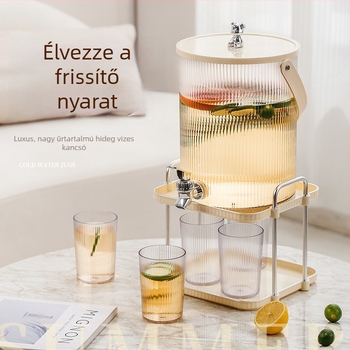 Otthoni italadagoló csapokkal, nagy kapacitású italokhoz, teához, gyümölcs-teához és gyümölcsléhez, könnyed luxus dizájn