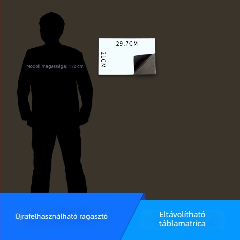 PET puha fehér tábla – írható és eltávolítható száraz-írható felület otthonra, iskolába és irodába