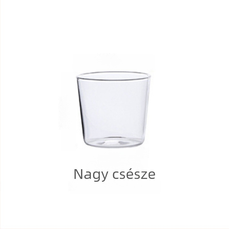 Minimalista egy kanna és egy pohár hideg vízhez — boroszilikát üveg, otthoni használat, egy személyre, ideális gyümölcslevekhez és citromos vízhez