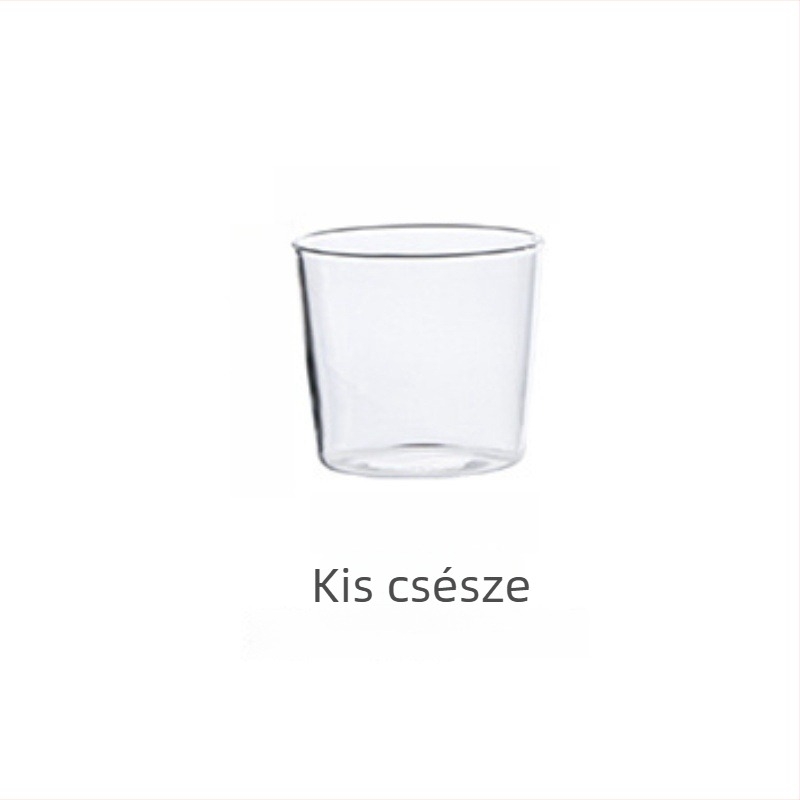 Minimalista egy kanna és egy pohár hideg vízhez — boroszilikát üveg, otthoni használat, egy személyre, ideális gyümölcslevekhez és citromos vízhez