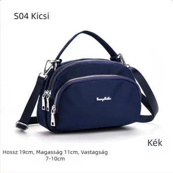 S04 Guangshida női kis crossbody táska, vízálló Oxford szövet, négyszögletes formájú, mindennapi üzleti táska tárca zsebbel