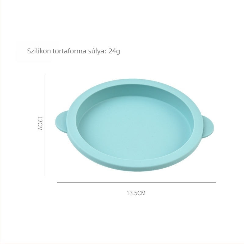 Szilikon csúszásmentes alátét szivárványos színű sütőformához – kör alakú tortaforma