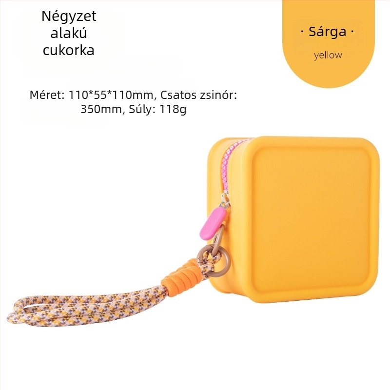 Jotun Judy szilikon tároló táska – vízálló kozmetikai táska, hordozható clutch és mini érme-tárca