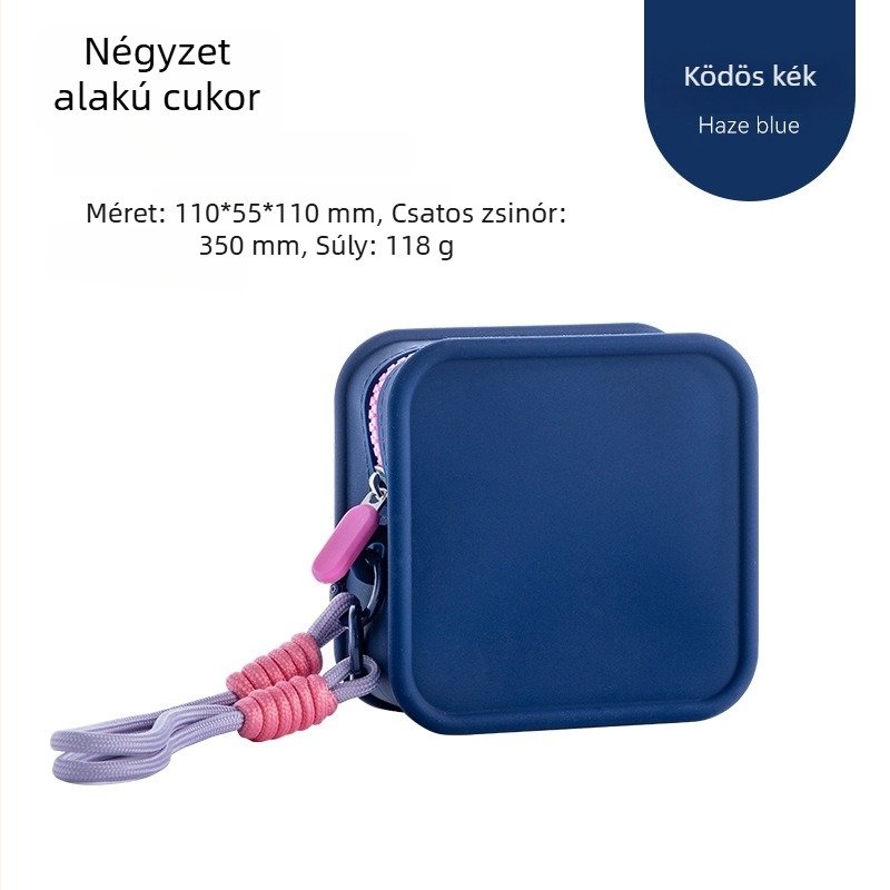 Jotun Judy szilikon tároló táska – vízálló kozmetikai táska, hordozható clutch és mini érme-tárca