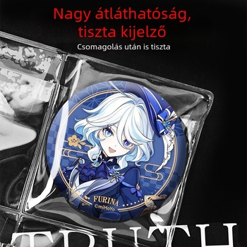 Jelvények tárolására szolgáló album, kör alakú jelvények 58 mm és 75 mm, anime és manga gyűjteményekhez