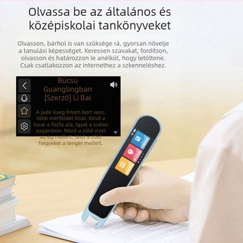 Angol olvasó toll és szótár toll gyerekeknek — többfunkciós fordító toll, intelligens univerzális tanuló eszköz