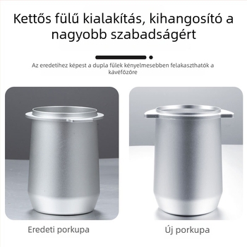 Platinum Rich 8-as sorozat kávé kiegészítők: Aroma pohár, Alumínium ötvözetű kávé adagoló, 54 mm rozsdamentes acél adagoló pohár