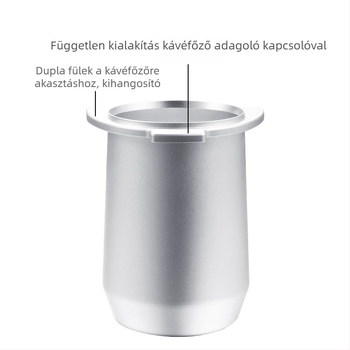 Platinum Rich 8-as sorozat kávé kiegészítők: Aroma pohár, Alumínium ötvözetű kávé adagoló, 54 mm rozsdamentes acél adagoló pohár